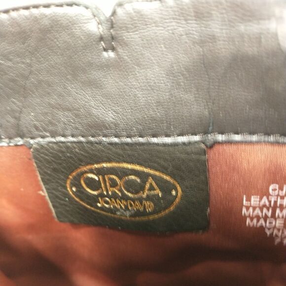 Circa Joan David CJ Masey Brown Leather Womens Ankle Boots Heeled US Size 7.5M - Picture 8 of 11